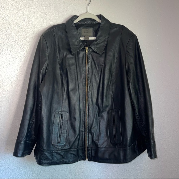 JohnPaulRichard Black Leather Jacket - Picture 2 of 6